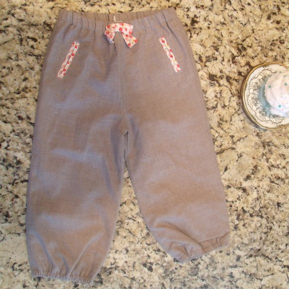 DP Am Bebe Baby Girls Jogger Style Pants - Picture 1 of 12